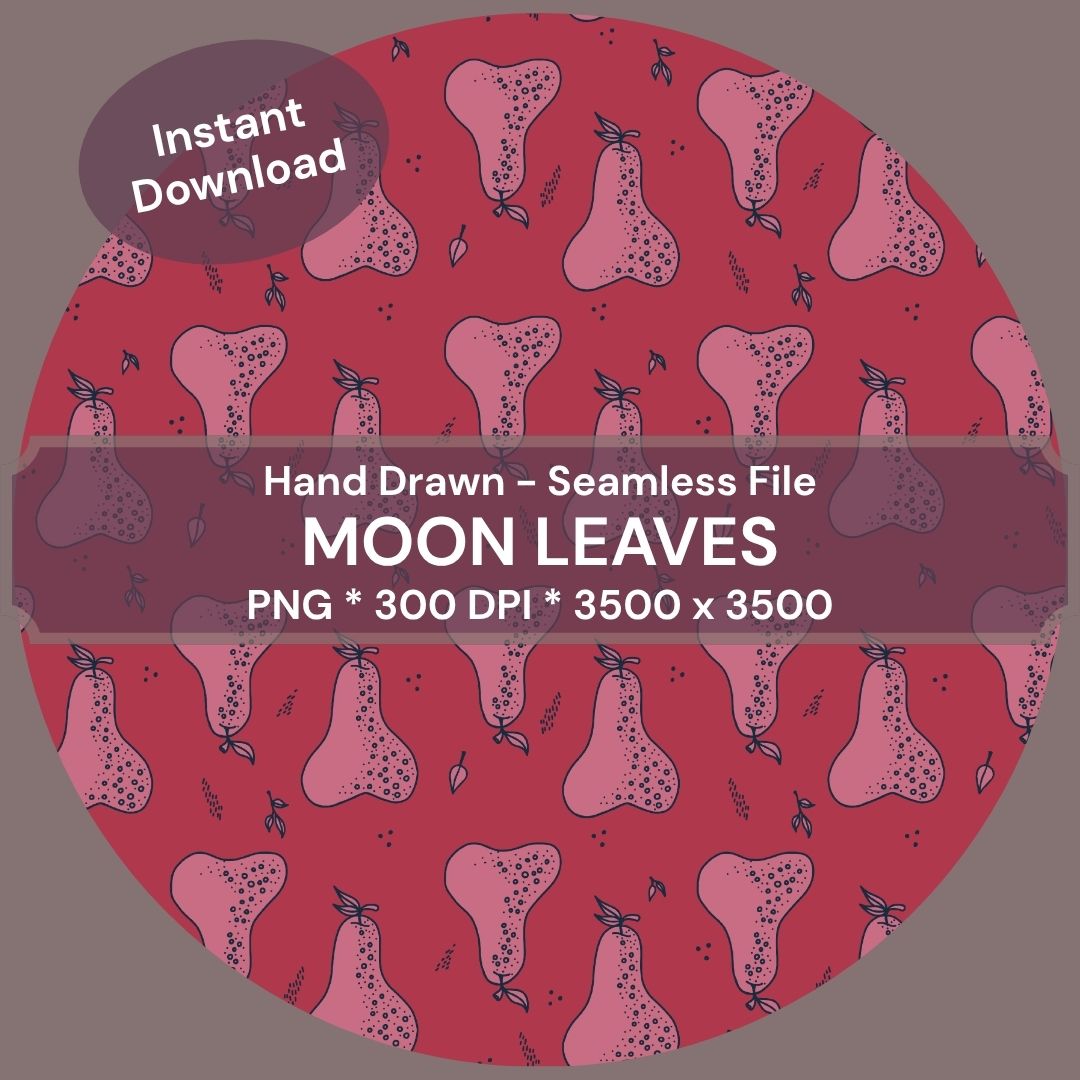 Peared 2 Hand-Drawn Printable Seamless File