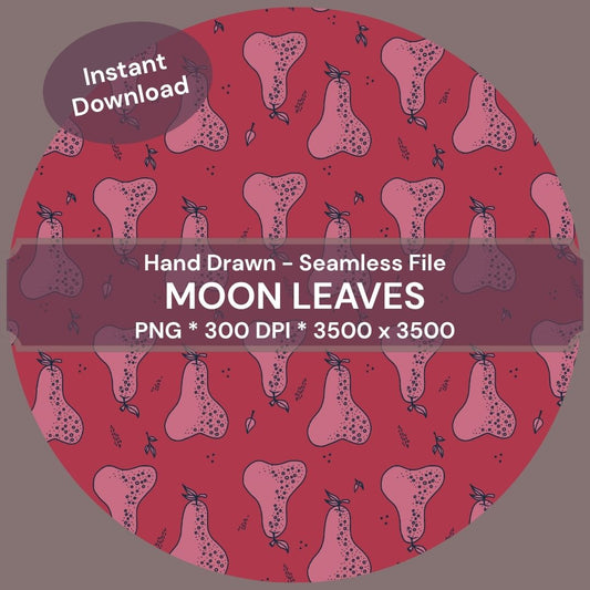 Peared 2 Hand-Drawn Printable Seamless File