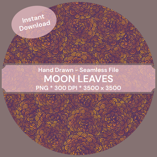 Blossomed 1 - Hand-Drawn Printable Seamless File
