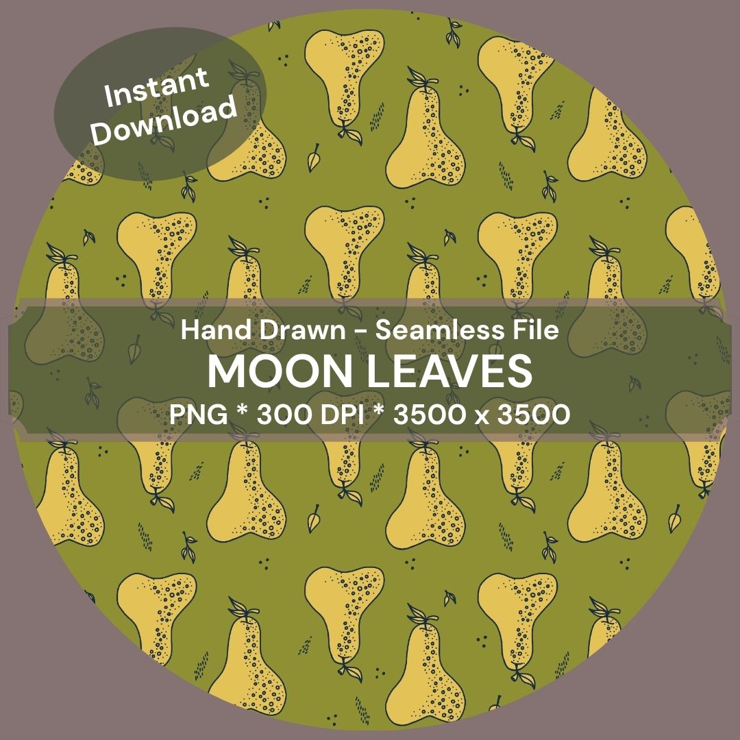 Peared 1 Hand-Drawn Printable Seamless File