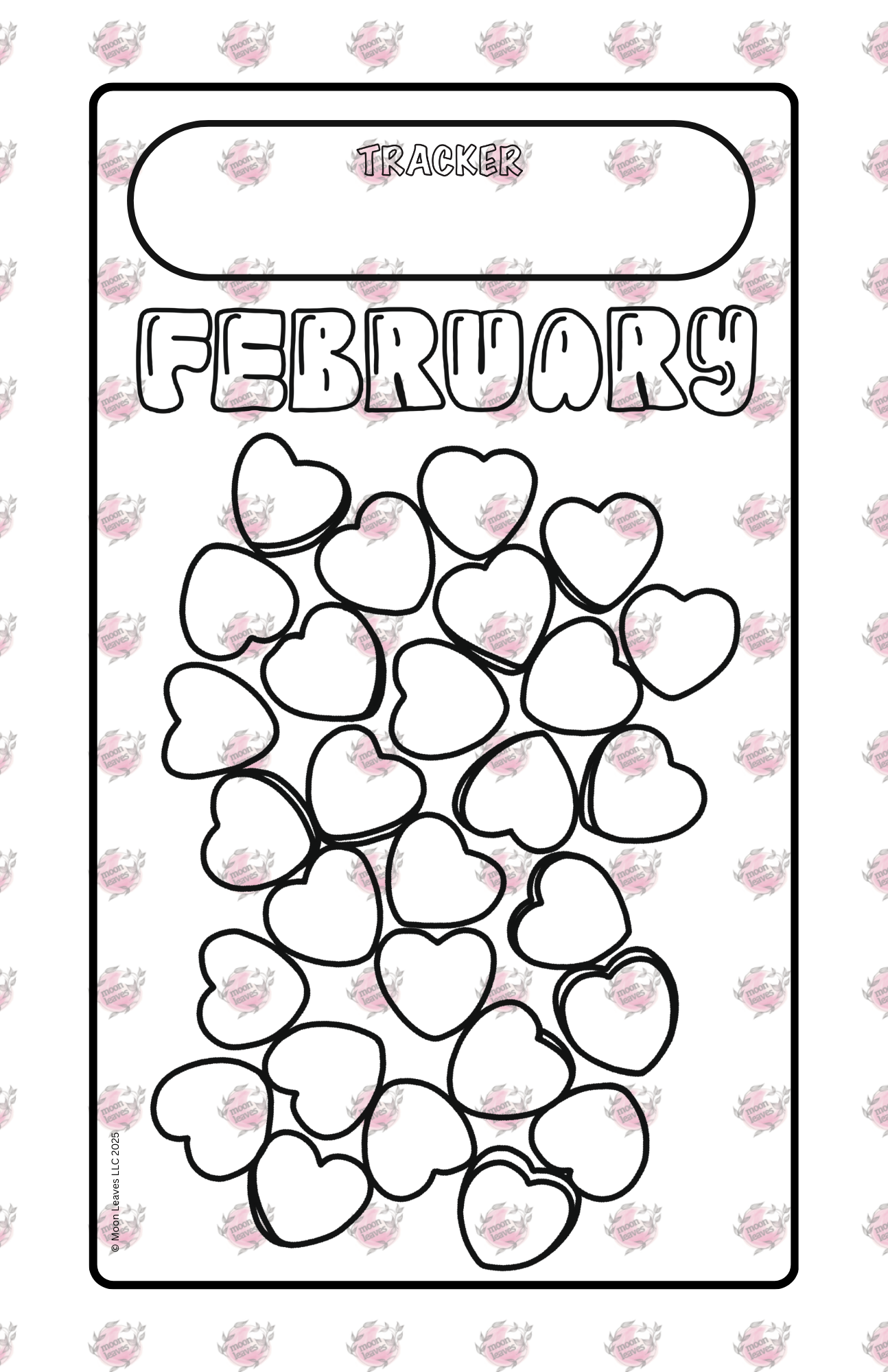 Hearts - A February Tracker
