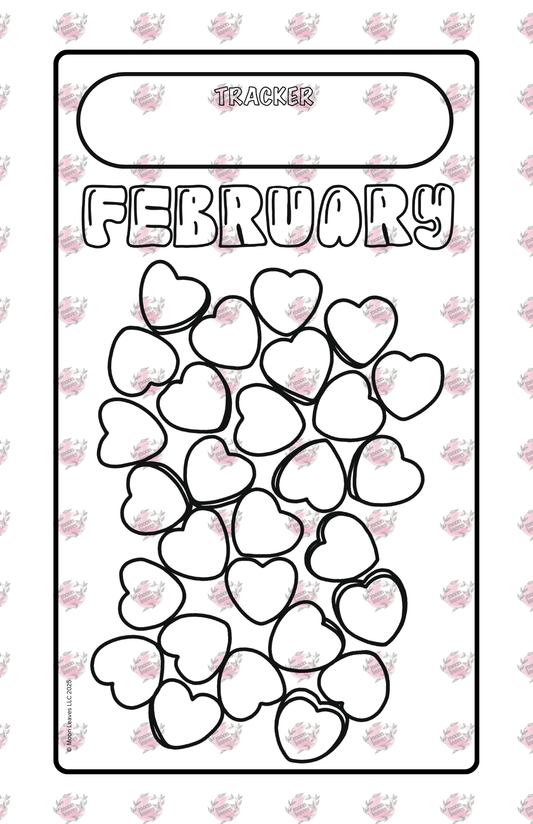 Hearts - A February Tracker