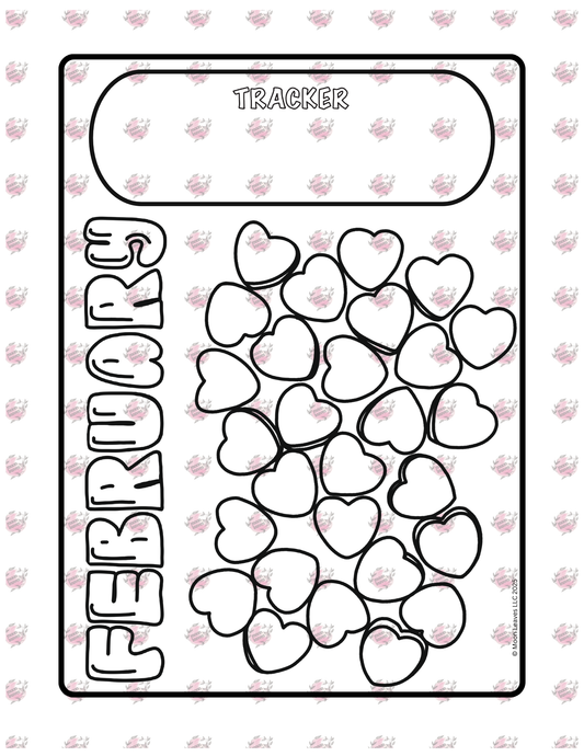 Winter Printable Trackers - 8.5" x 11"