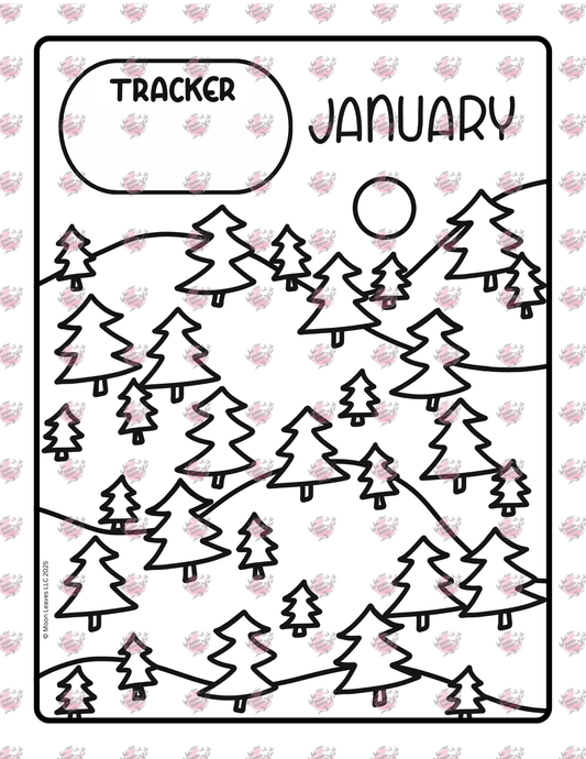 Winter Printable Trackers - 8.5" x 11"